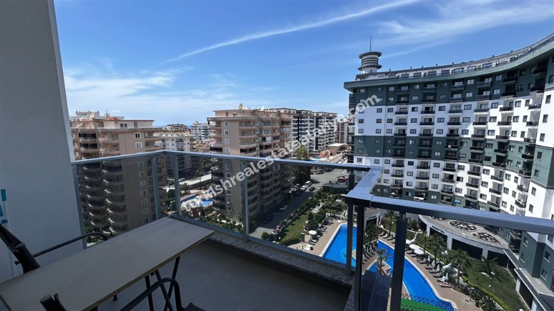 1+1 satılık daire hotel konsept mahmutlar serenity residence  9 th  