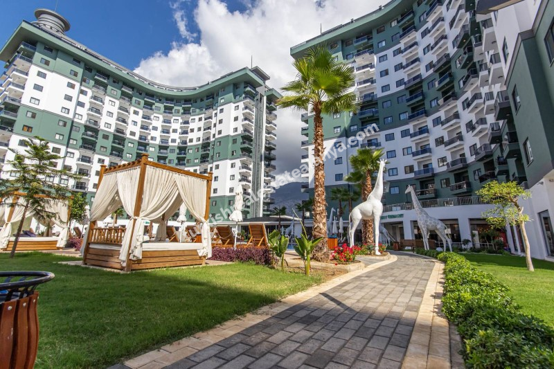 1+1 Apartment sale in serenity residence mahmutlar hotel consept 11 th  