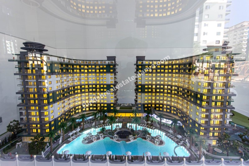 1+1 Apartment sale in serenity residence mahmutlar hotel consept 11 th  