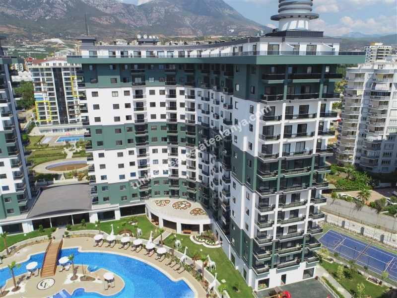 1+1 satılık daire hotel konsept mahmutlar serenity residence  9 th  