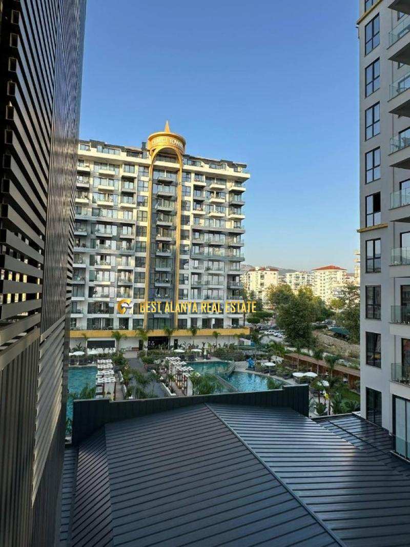 MAHMUTLAR ALANYA KİRALIK DAİRE CEBECİ TOWER RESİDENCE KİRALIK EŞYALI 1+1 DAİRE AYLIK 800 EURO MAHMUTLAR ALANYA ANTALYA 