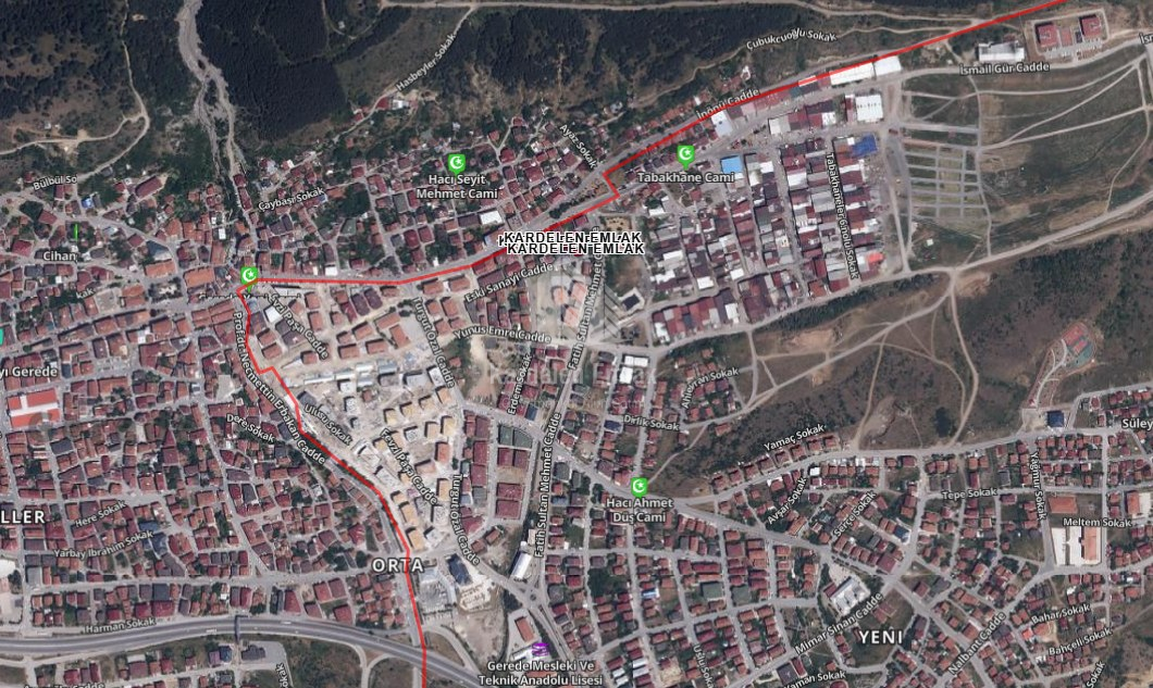 DEMİRCİLER MAH. SATILIK 164m2 180m2 174m2 ARSA