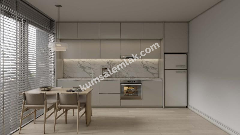 Girne Alsancak Ana Yol Üstünde Satılık 1+1 Daireler