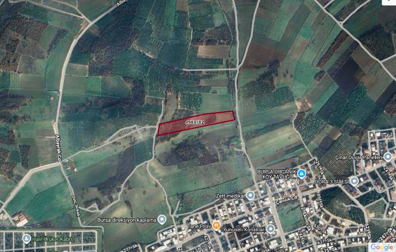 Derecavus Yunuseli arasinda İmar Sınırı Yatırımlık 20 Dönüm Satılık Kıymetli Arazi.