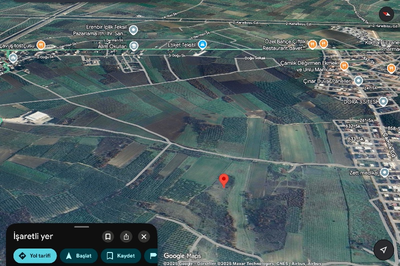 Derecavus Yunuseli arasinda İmar Sınırı Yatırımlık 20 Dönüm Satılık Kıymetli Arazi.