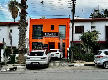 KKTC Girne Merkez Satılık 2 Katlı ve Çatı Teraslı İş Yeri Ofis