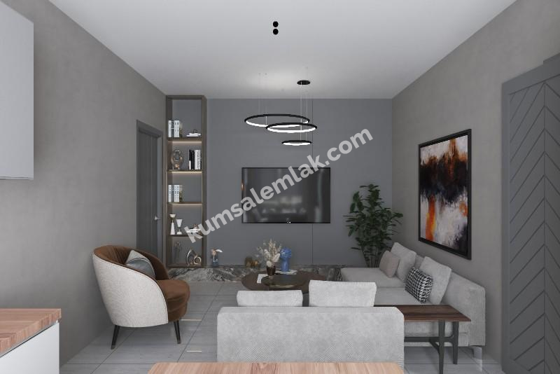 Gönyeli Merkezde Türk Malı 2+1 Yeni sıfır Daireler 