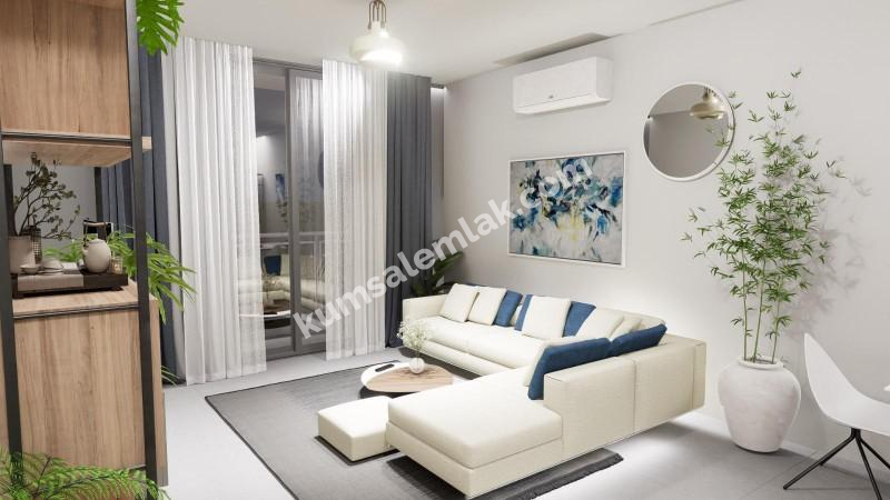 Gönyeli'de  Yeni Sıfır 2+1 Türk Malı  Daire 