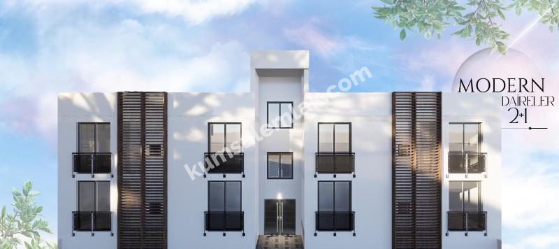 Gönyeli'de  Yeni Sıfır 2+1 Türk Malı  Daire 