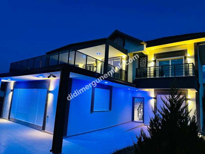  DİDİM YEŞİLTEPE’DE SATILIK MÜSTAKİL HAVUZLU LÜKS VİLLA 