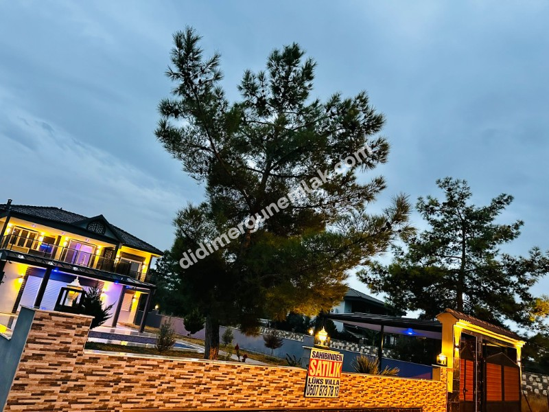  DİDİM YEŞİLTEPE’DE SATILIK MÜSTAKİL HAVUZLU LÜKS VİLLA 