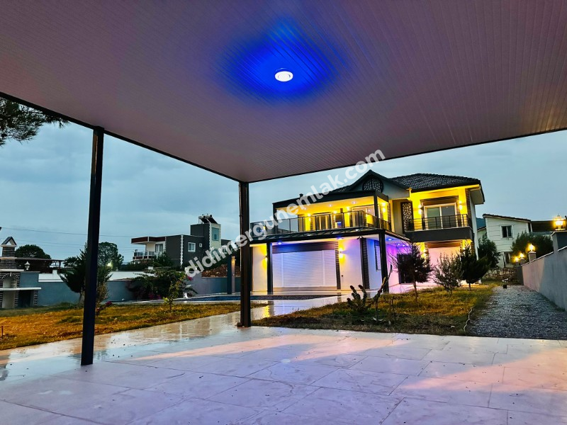  DİDİM YEŞİLTEPE’DE SATILIK MÜSTAKİL HAVUZLU LÜKS VİLLA 