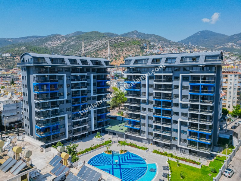 1+1 stanovi na prodaju u blizini plaže Kleopatra-Cleopatra Plajı Yakınında Satılık 1+1 Daireler