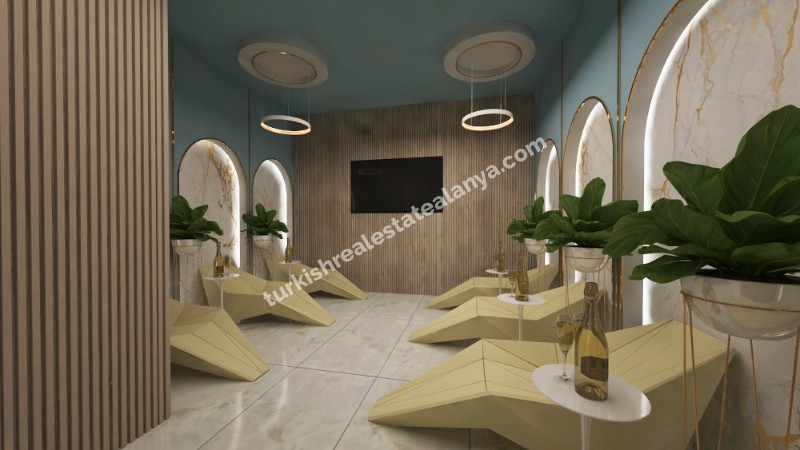 1+1 stanovi na prodaju u blizini plaže Kleopatra-Cleopatra Plajı Yakınında Satılık 1+1 Daireler