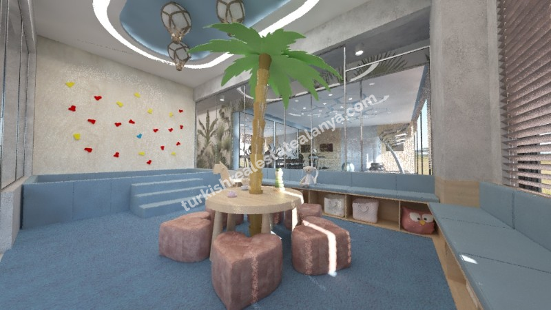 1+1 stanovi na prodaju u blizini plaže Kleopatra-Cleopatra Plajı Yakınında Satılık 1+1 Daireler