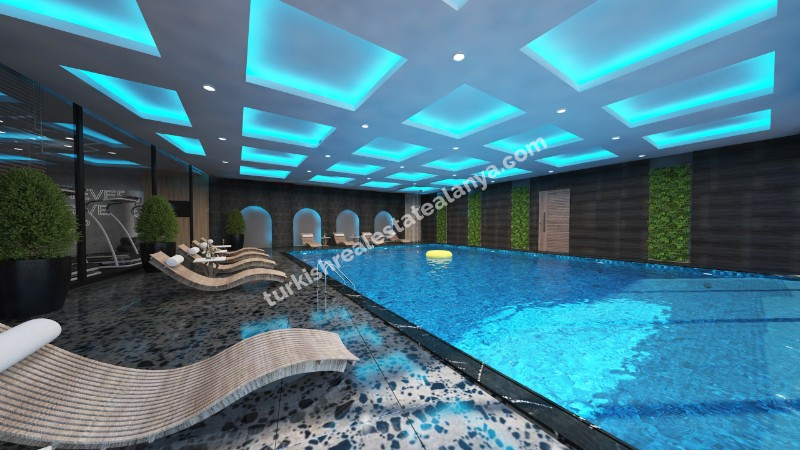 1+1 stanovi na prodaju u blizini plaže Kleopatra-Cleopatra Plajı Yakınında Satılık 1+1 Daireler