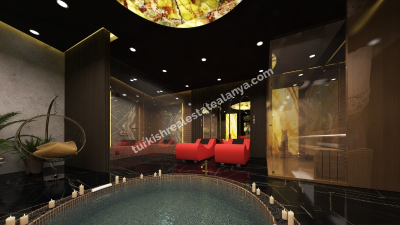 1+1 stanovi na prodaju u blizini plaže Kleopatra-Cleopatra Plajı Yakınında Satılık 1+1 Daireler