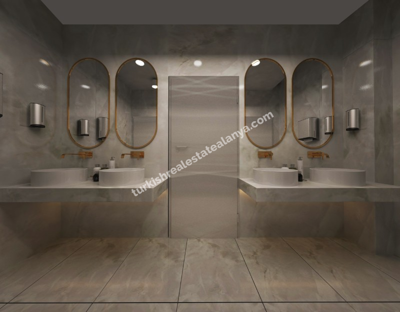 1+1 stanovi na prodaju u blizini plaže Kleopatra-Cleopatra Plajı Yakınında Satılık 1+1 Daireler