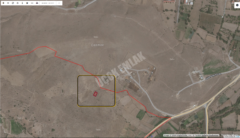 AFYON ÜÇOK EMLAKTAN DEĞİRMENAYVALLI DA SATILIK 377M² ARSA