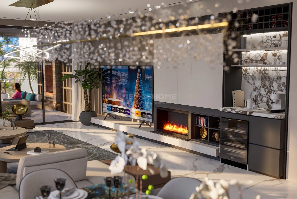 Nehirsu Panoramik Deniz Manzaralı Villa