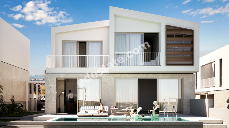 Lefkoşa Gönyeli Bölgesinde ŞİRKETE Ödemeli SATILIK 4+1 VİLLALAR 