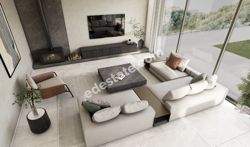 Lefkoşa Gönyeli Bölgesinde ŞİRKETE Ödemeli SATILIK 4+1 VİLLALAR 