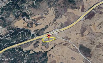 GÜVENAY - ÇORUM SAMSUN YOLU ÜZERİ SIKLIK KARŞISINDA 17.786 M² TİCARİ ARSA 