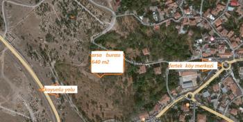 FERTEKDE  KÖY İÇİNDE 640 M2 SATILIK ARSA
