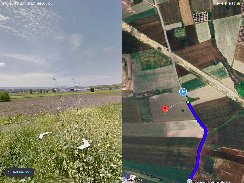 DijitalEmlak’tan Nilüfer İrfaniyede Ticari İmarlı Satılık 10 dönüm Kıymetli Arsa. 