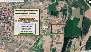 AFYON ÜÇOK EMLAKTAN GÜMÜŞKENTTE SATILIK FIRSAT 880M² ARSA
