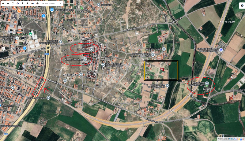 AFYON ÜÇOK EMLAKTAN GÜMÜŞKENTTE SATILIK FIRSAT 880M² ARSA
