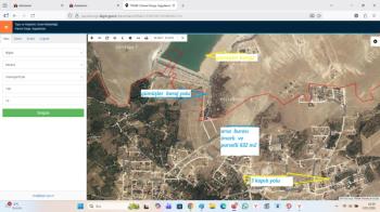 gümüşler   eskide baraj yolu üstü 630 m2  sat arsa