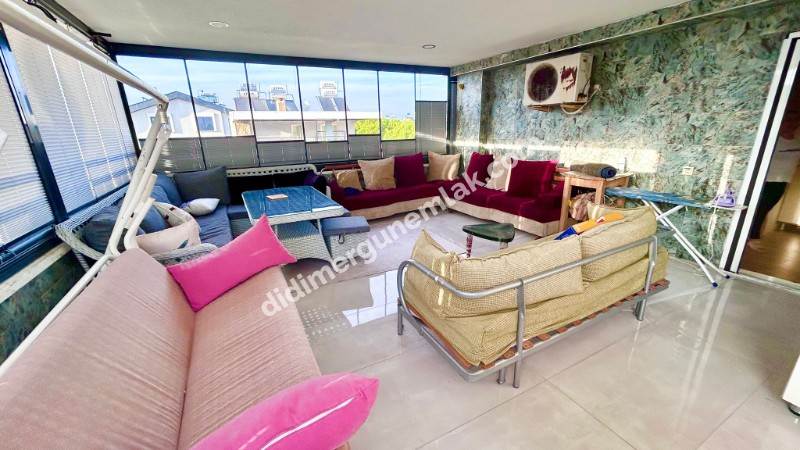  DİDİM ÇAMLIK MAHALLESİ’NDE SATILIK 3+1 AYRI MUTFAKLI KAPALI TERASLI BALKONLU DUBLEKS DAİRE