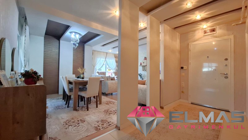 Elmas’tan Akdeniz Mah. Merkezi Konumda Doğalgazlı Ara Kat 3+1