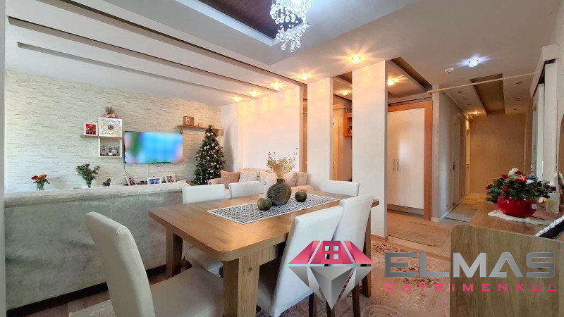 Elmas’tan Akdeniz Mah. Merkezi Konumda Doğalgazlı Ara Kat 3+1