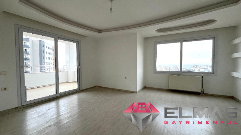 Elmas’tan Akdeniz Mah.’de Deniz Manzaralı Bağımsız 3+1