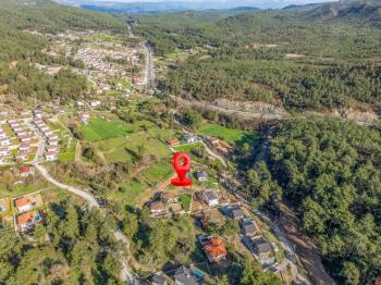 Marmaris Çetibeli’de 1.293 m² Köşe Parsel | %20 İmarlı | 2 Villa Yapılabilir