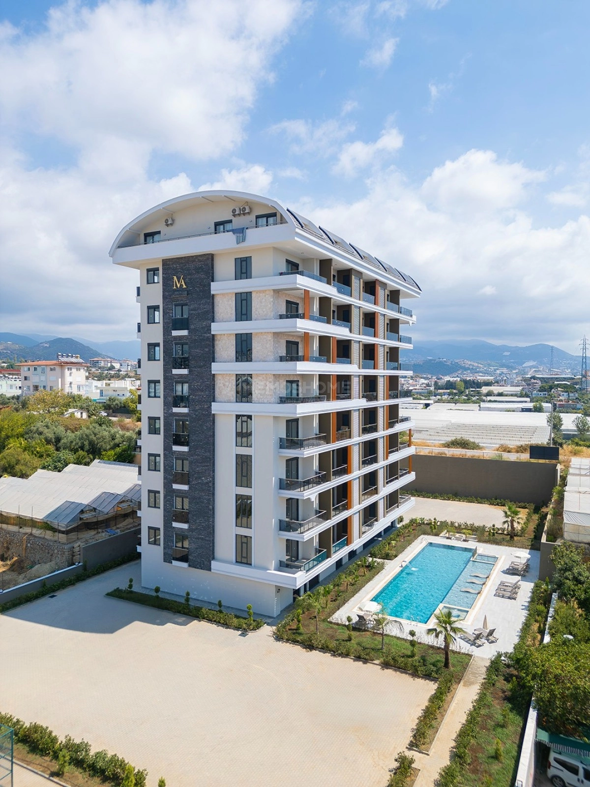 1+1 Wohnung mit Meerblick Payallar