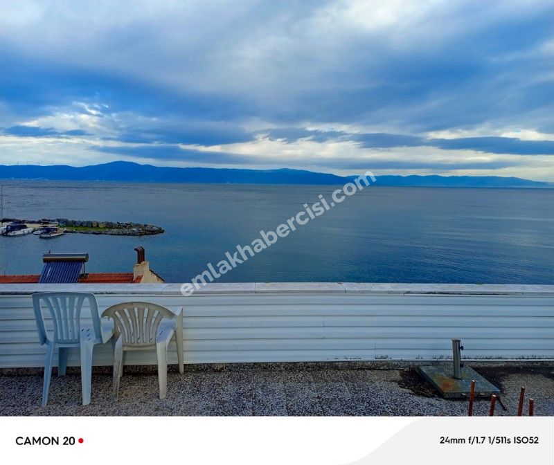 MUDANYA, KUMYAKA PLAJA YAKIN, FULL DENİZ GÖRÜR SATILIK MÜSTAKİL TAPULU BAHÇELİ 2 KATLI EV