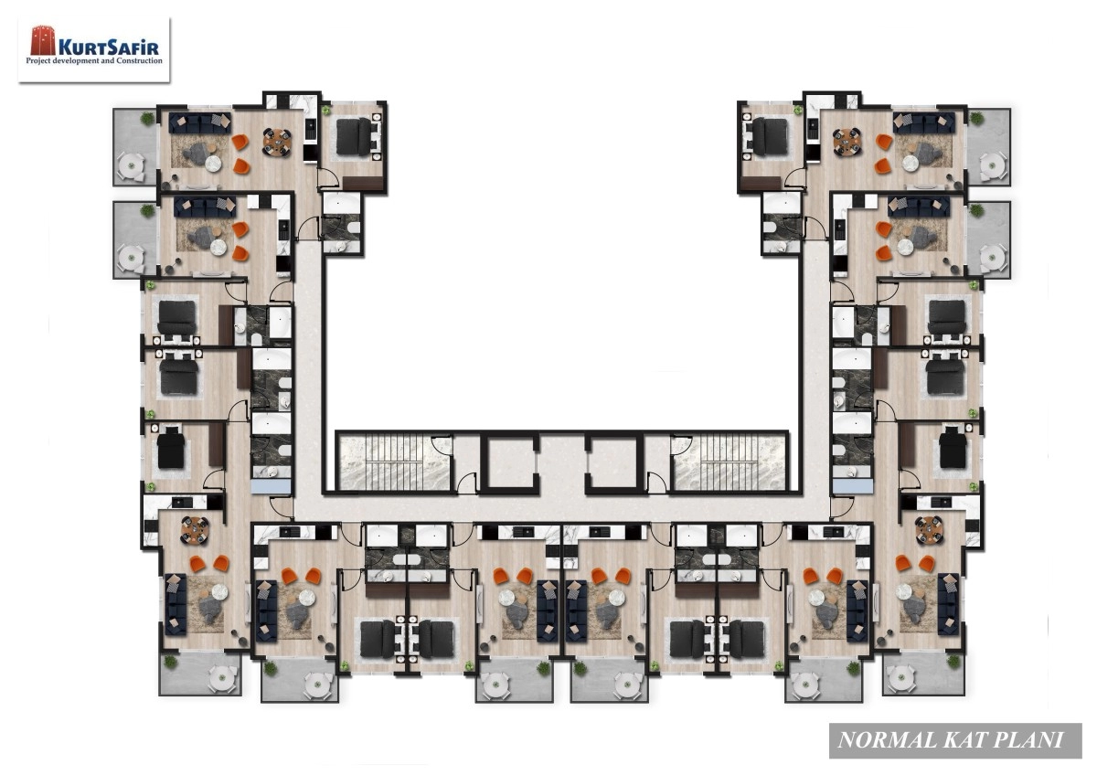 Avsallar Kurt Safir 1+1 Wohnung