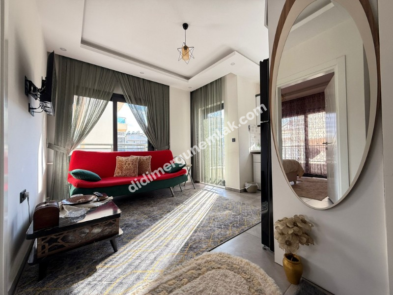  DİDİM ALTINKUM MAHALLESİ'NDE BALKONLU SATILIK 1+1 DAİRE