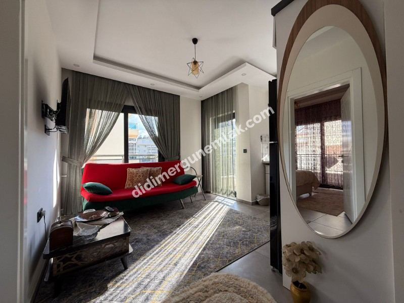  DİDİM ALTINKUM MAHALLESİ'NDE BALKONLU SATILIK 1+1 DAİRE