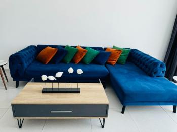 Kıbrıs Girne Merkez de  Ful Deniz Manzaralı   1+1 Penthouse 80 m2 Daire