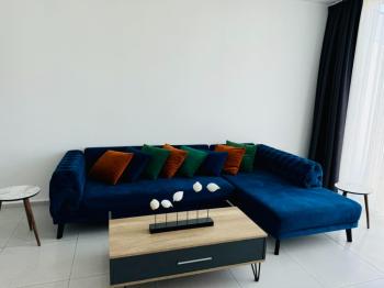 Kıbrıs Girne Merkez de  Ful Deniz Manzaralı   1+1 Penthouse 80 m2 Daire