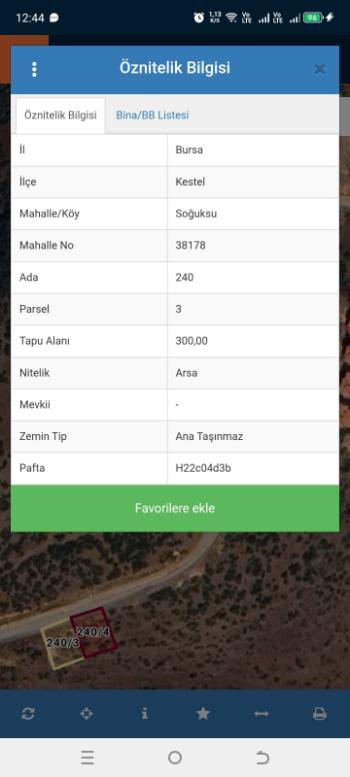 BURSA KESTEL SOĞUKSU  300' ER M2, 2 KAT AYRIK NİZAM VİLLA İMARLI SATILIK 2 KOMŞU ARSA 