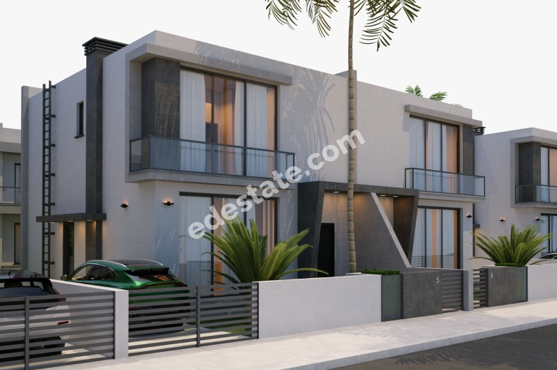 Lefkoşa Alayköy Bölgesinde Satılık YENİ 3+1 VİLLALAR  