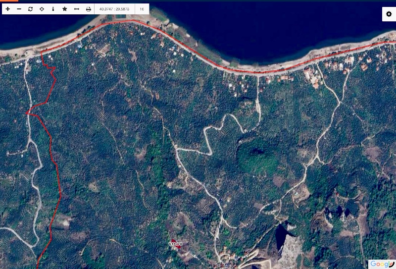 DijitalEmlak’tan İznik Göllüce’de Satılık 590 m2 içinde 70 m2 Bağ evi - Hobi Bahçesi