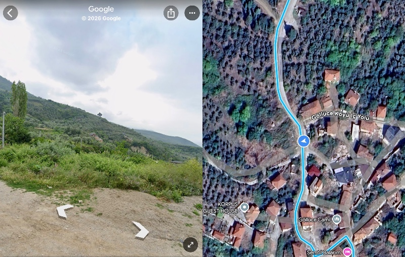 DijitalEmlak’tan İznik Göllüce’de Satılık 590 m2 içinde 70 m2 Bağ evi - Hobi Bahçesi