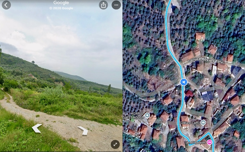 DijitalEmlak’tan İznik Göllüce’de Satılık 590 m2 içinde 70 m2 Bağ evi - Hobi Bahçesi