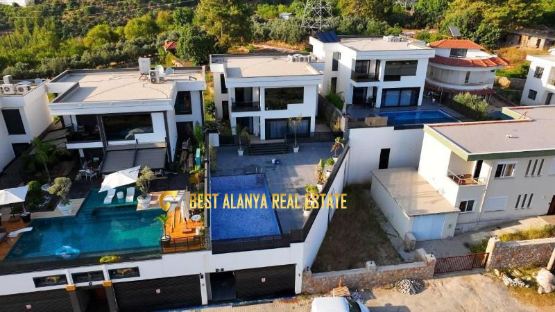 BEKTAŞ VİP 5+1 LÜX EŞYALI SATILIK VİLLA ANTALYA ALANYA